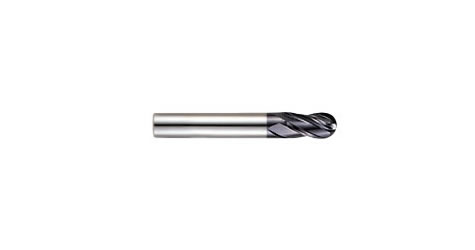 (English) Carbide end mills, 4 Flute Short Length Ball Nose