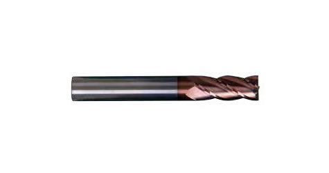 (English) Carbide end mills, 4 Flute Square Short Length